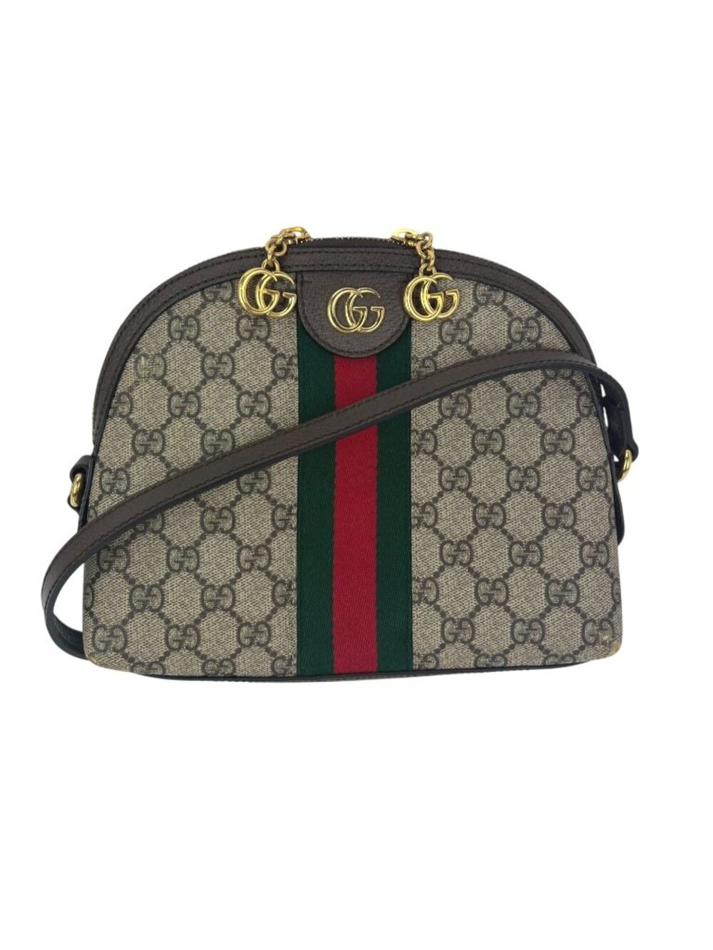 Gucci GG Supreme Ophidia Small Rounded Top Shoulder Bag